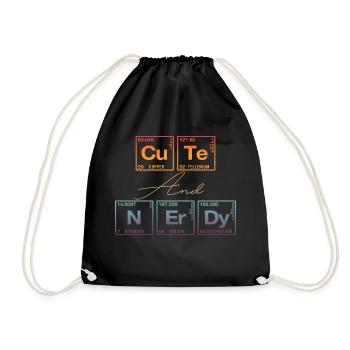 Funny saying for scientists & nerds - Drawstring Bag - black - Front