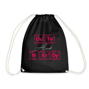 Funny saying for scientists & geeks - Drawstring Bag - black - Front
