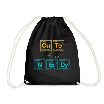 Funny saying for scientists & geeks - Drawstring Bag - black - Front