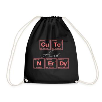 Funny saying for scientists & geeks - Drawstring Bag - black - Front