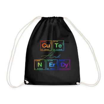 Drôle de dicton pour les scientifiques et les geeks - Sac de sport léger - noir - Devant