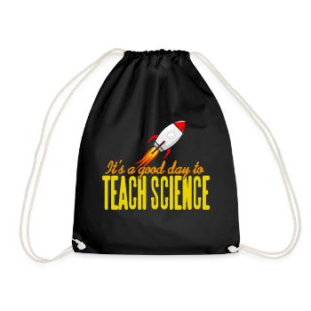 C’est une bonne journée pour enseigner la rétro scientifique - Sac de sport léger - noir - Devant