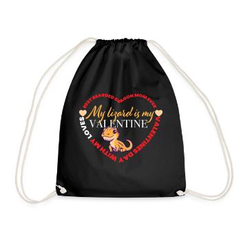 Valentine's Lizard - Sac de sport léger - noir - Devant