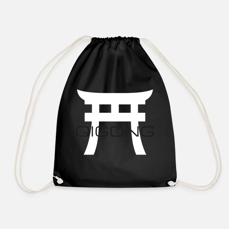 Torii Tor Qigong schwarz - Turnbeutel - Schwarz
