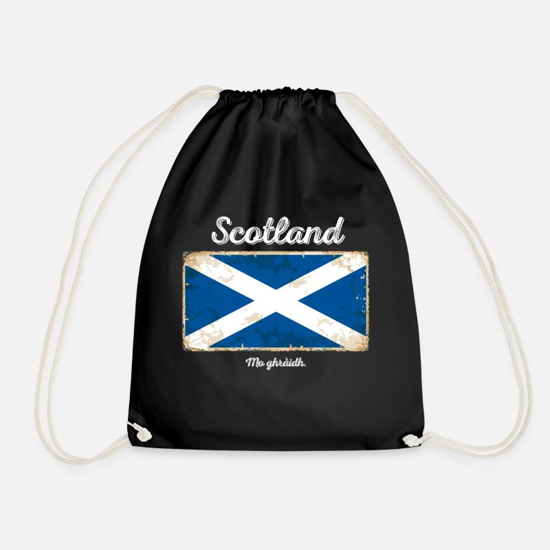 Scotland my Love - Turnbeutel - Schwarz