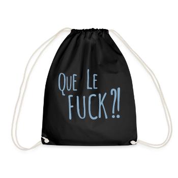 What the fuck en Français - Sac de sport léger - noir - Devant