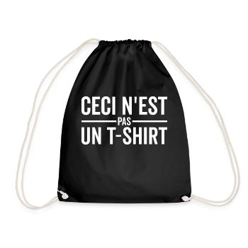 Humour Ceci N'est Pas Ce Que Vous Pensez - Sac de sport léger - noir - Devant