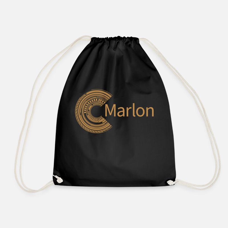 Für Marlon - Turnbeutel - Schwarz