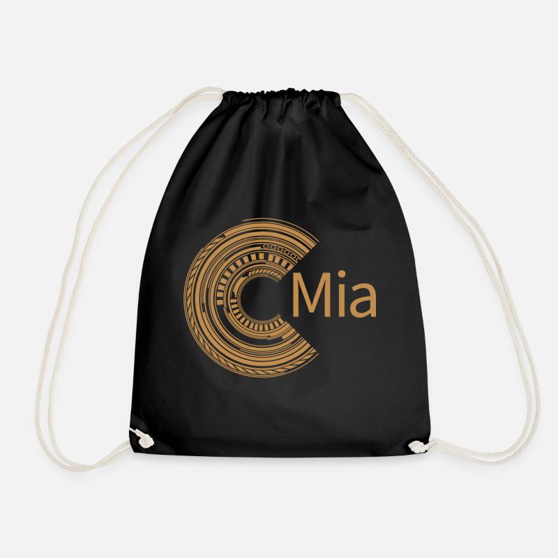 Für Mia - Turnbeutel - Schwarz