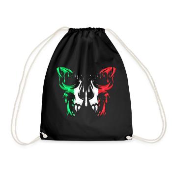 Italie Pays Drapeau États officiels Continent - Sac de sport léger - noir - Devant