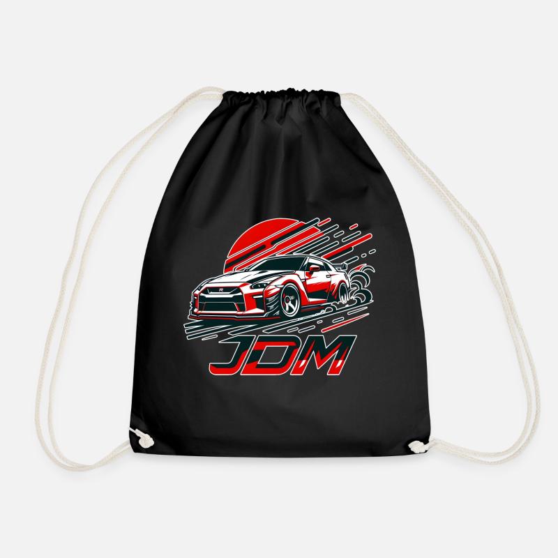 JDM GT-R R35 - Turnbeutel - Schwarz