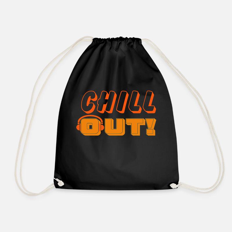 Chill out - Turnbeutel - Schwarz