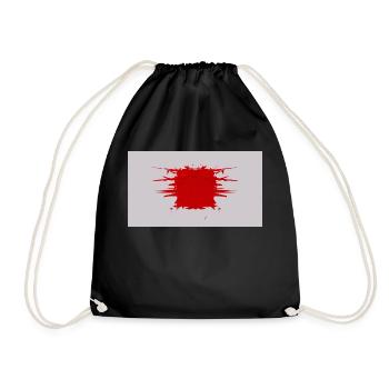 Shard Cube - Drawstring Bag - black - Front
