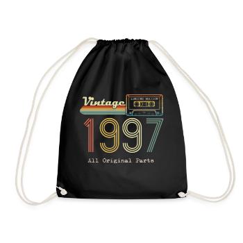 1997 Original 1997 Vintage Vintage Retro Jahrestag - Turnbeutel - Schwarz - Vorne