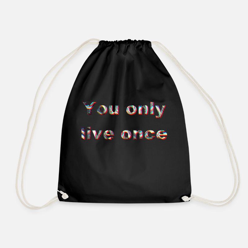 192112 - Drawstring Bag - black