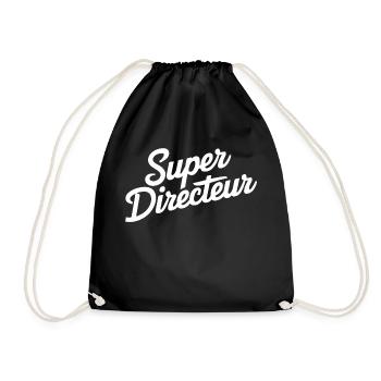 Super directeur - Sac de sport léger - noir - Devant