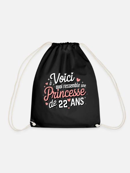 Princesse de 22 Ans - Sportstaske - sort
