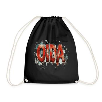 OIDA - Mec ! - Sac de sport léger - noir - Devant