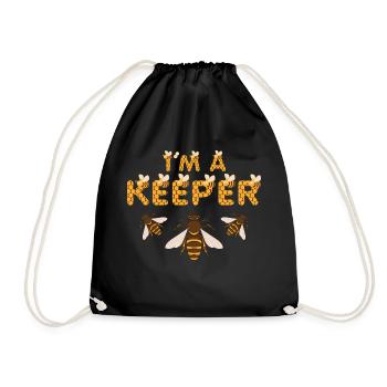 Je suis un gardien Apiculteur Apiculteur Apiculture - Sac de sport léger - noir - Devant