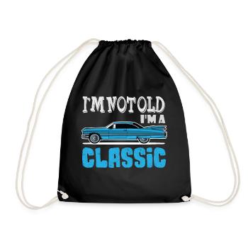 Im A Classic - Turnbeutel - Schwarz - Vorne