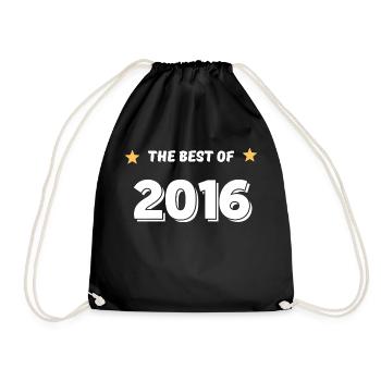 Best of 2016 - Drawstring Bag - black - Front