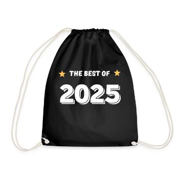 Das Beste aus 2025 - Turnbeutel - Schwarz - Vorne