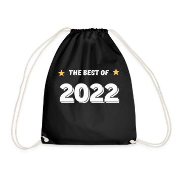 Best of 2022 - Drawstring Bag - black - Front