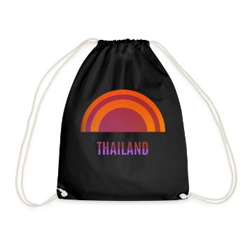 Plage de soleil en Thaïlande - Sac de sport léger - noir - Devant