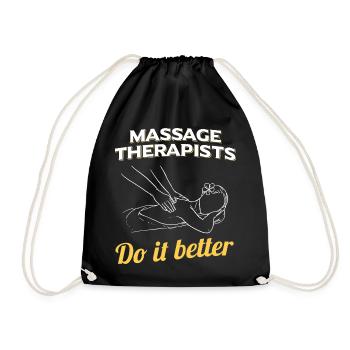 Idée cadeau pour les physiothérapeutes | Travail Profession professionnelle - Sac de sport léger - noir - Devant