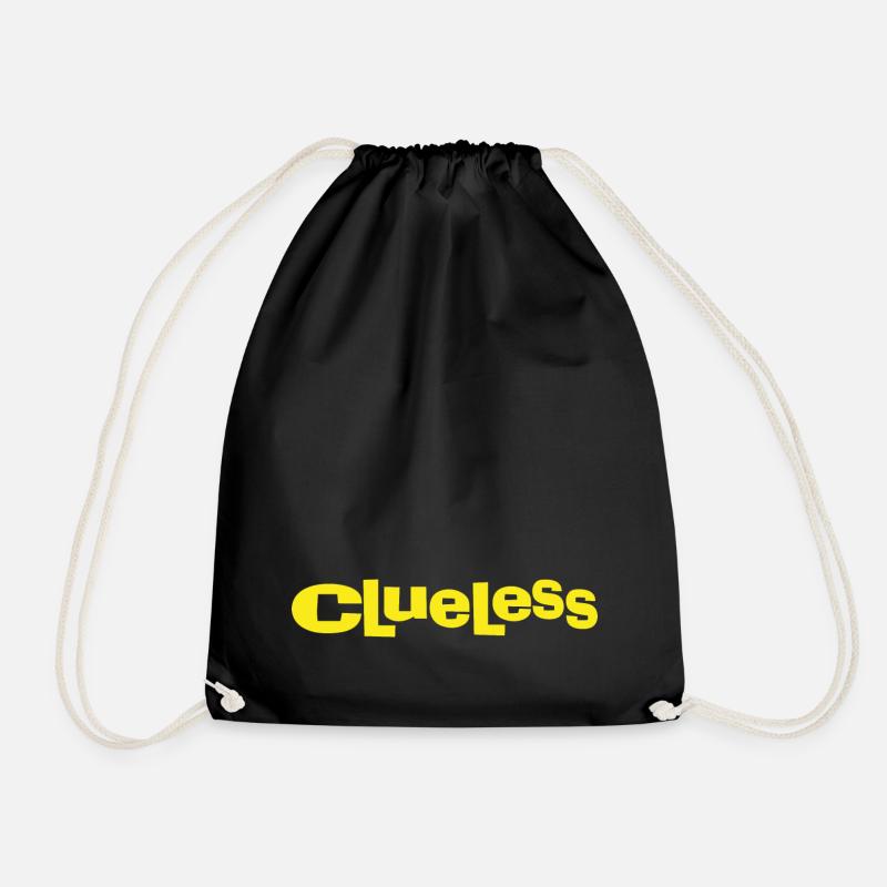Clueless Klassisches Logo - Turnbeutel - Schwarz