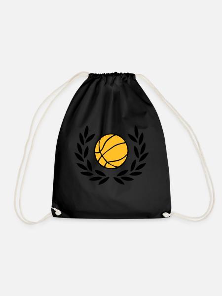 Basketball - Drawstring Bag - black