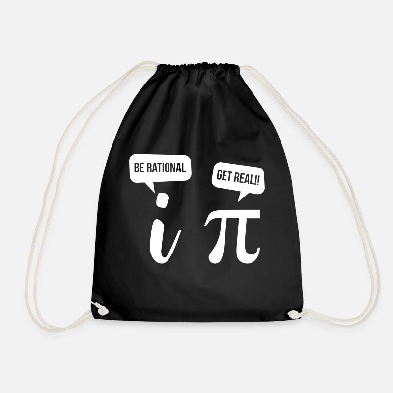 Lover Pi Day 2018 Be Rational Get Real - Turnbeutel - Schwarz