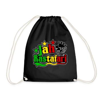jah rastafari - Sac de sport léger - noir - Devant