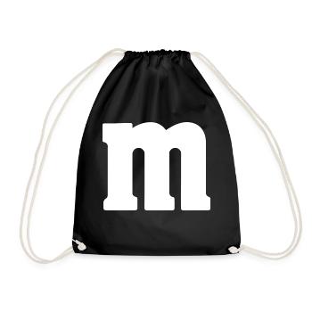 m monstre halloween costume drôle cadeau - Sac de sport léger - noir - Devant