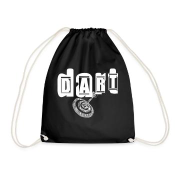 jeu de fléchettes - Sac de sport léger - noir - Devant