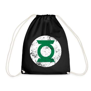 DC Comics Ligue De Justice D'Amérique Green Lante - Sac de sport léger - noir - Devant