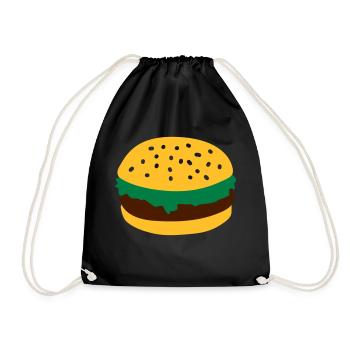 Burger - Sac de sport léger - noir - Devant