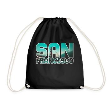 San Francisco - Turnbeutel - Schwarz - Vorne
