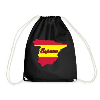 espana_02 - Drawstring Bag - black - Front