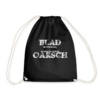 blad n'est plus schierch warat oarsch - Sac de sport léger - noir - Devant