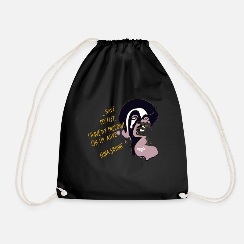 Nina simone - Sac de sport léger - noir