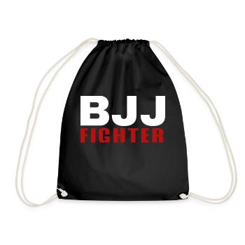 Combattant brésilien de BJJ de Jiu-Jitsu - Sac de sport léger - noir - Devant