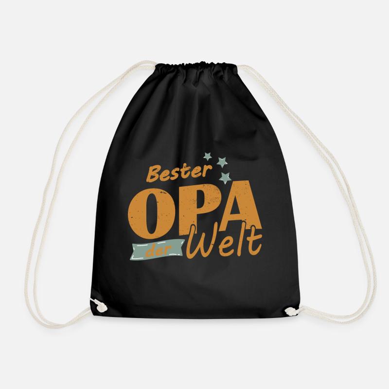 Bester OPA - Turnbeutel - Schwarz