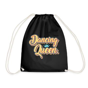 Danseur Danse Dancing Queen - Sac de sport léger - noir - Devant