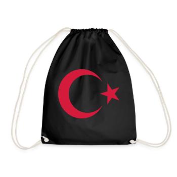 turkey - Turnbeutel - Schwarz - Vorne