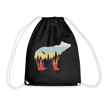 Ours - Sac de sport léger - noir - Devant