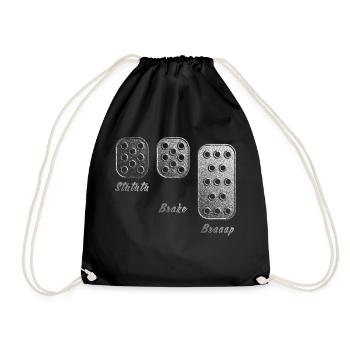 3 pédales - 1 amour - Sac de sport léger - noir - Devant