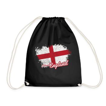 Ich liebe England - Turnbeutel - Schwarz - Vorne