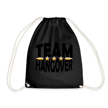 Bouteilles de bière Team Hangover - Sac de sport léger - noir - Devant