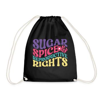 Sugar Spice And Reproductive Rights 4th Of July - Sac de sport léger - noir - Devant